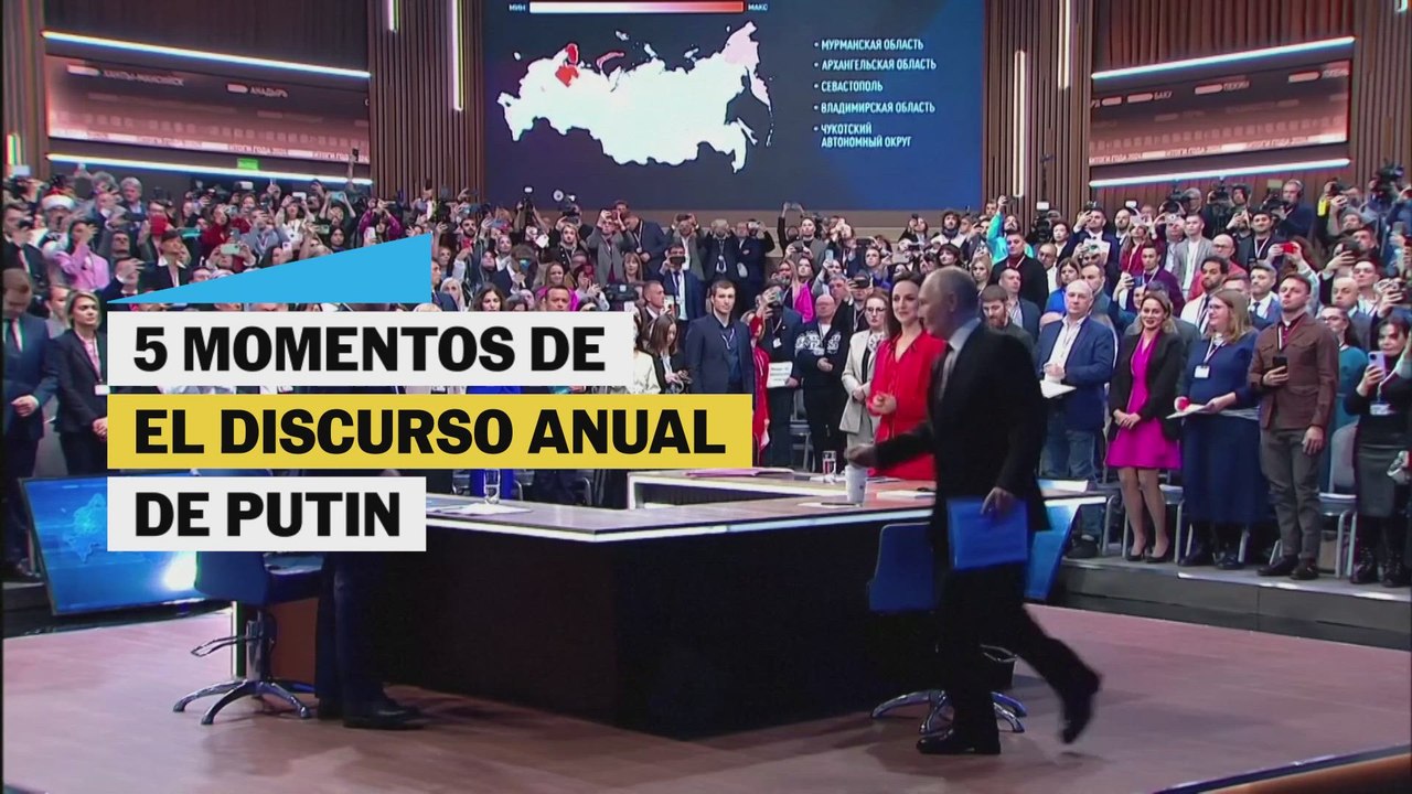 Putin propone un duelo: "En Kiev intenten derribar un misil Oreshnik"