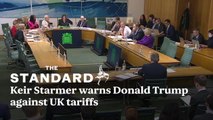 Keir Starmer warns Donald Trump against UK tariffs in first Liaison Committee grilling