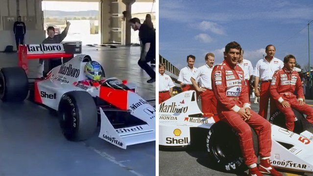Fernando Alonso dentro de McLaren de Ayrton Senna; así lo manejó el español