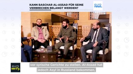 Faktencheck: Kann Al-Assad für seine Verbrechen vor Gericht gebracht werden?