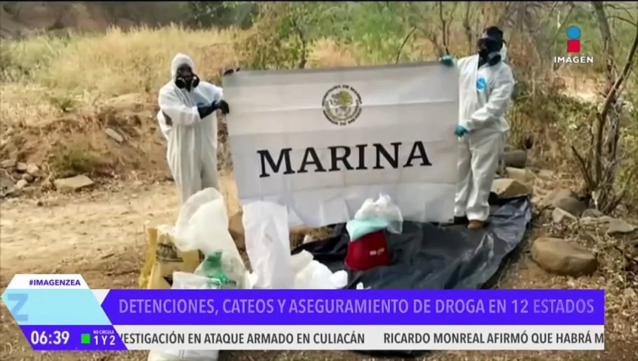 Logran detenciones y aseguramientos en operativos contra el crimen organizado