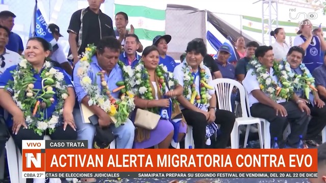 ACTIVAN ALERTA MIGRATORIA CONTRA EVO MORALES