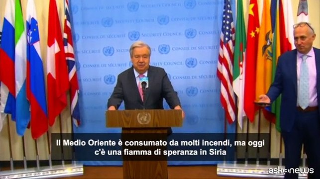 Guterres (Onu): in Siria c'? un barlume di speranza