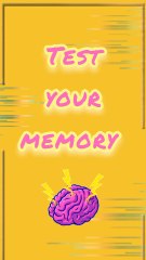 Challenge Your Brain with Our Fun Memory Quiz 🧠