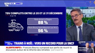 Vacances de Noël: la SNCF s'apprête à battre le record de billets vendus