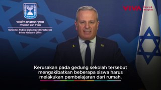 Penampakan Sekolah di Israel Runtuh Akibat Rudal Yaman