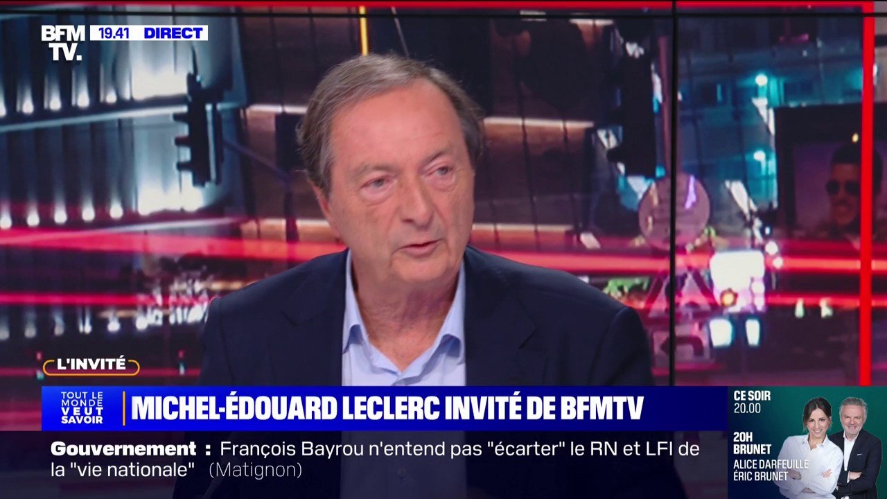 Michel-Édouard Leclerc sur François Bayrou: "Il n'y a pas de blanc-seing à donner"