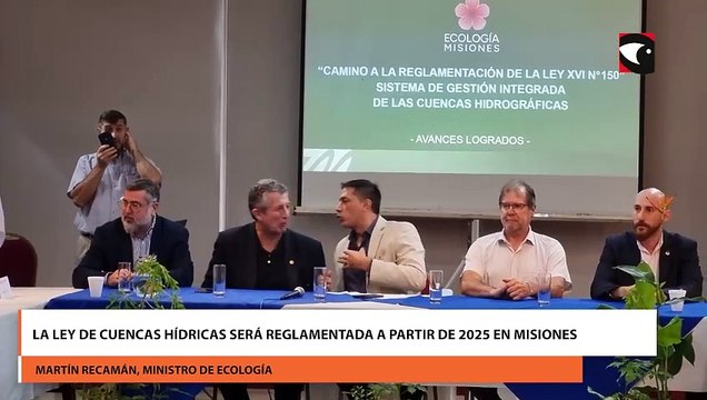 La Ley de Cuencas Hídricas será reglamentada a partir de 2025 en Misiones