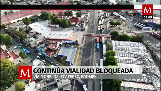 Ecatepec sigue paralizado; bloqueos del SUTEYM llevan 27 horas