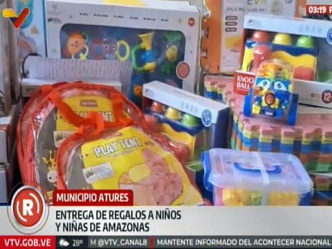 Amazonas | Niños del mcpio. Atures son beneficiados con entrega de juguetes en estas Navidades 2024