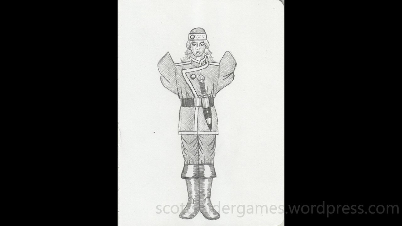 Soldier Pencil Sketch Video #550 (12-19-2024)
