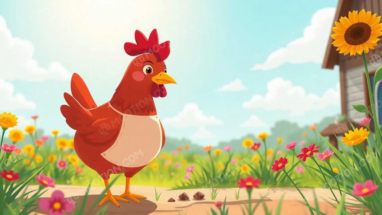 The Little Red Hen's Cake: Bedtime Story