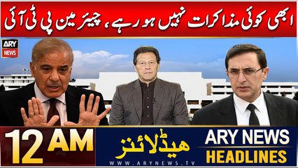 ARY News 12 AM Headlines | 20th Dec 2024 | Abhi Koi Mazakraat Nahi Ho Rahay, Chairman PTI