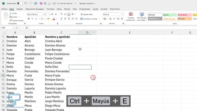 Cómo COMPLETAR AUTOMÁTICAMENTE en Excel ✅