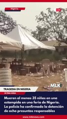 Mueren al menos 35 niños en una estampida en Nigeria