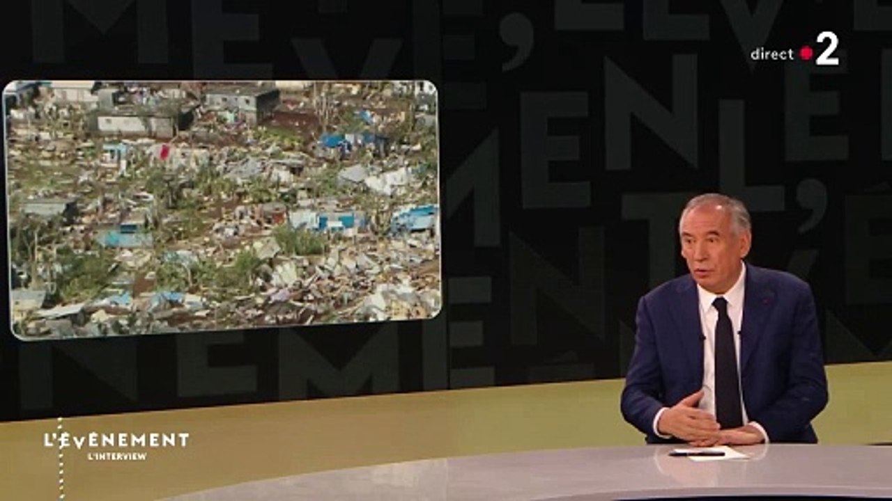 François Bayrou sur Mayotte : « C’est la plus grande catastrophe que notre pays ait connu depuis très longtemps »