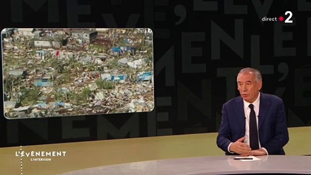 François Bayrou sur Mayotte : « C’est la plus grande catastrophe que notre pays ait connu depuis très longtemps »