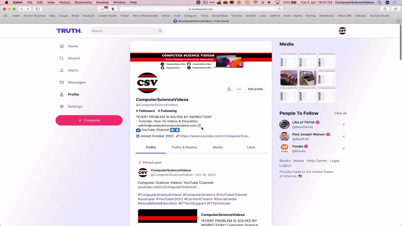 How to DELETE a Truth on TRUTH SOCIAL Using a Desktop Computer / MAC - Basic Tutorial | New