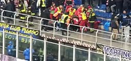 Malore a San Siro durante Inter-Udinese, i soccorsi al tifoso nel primo anello blu