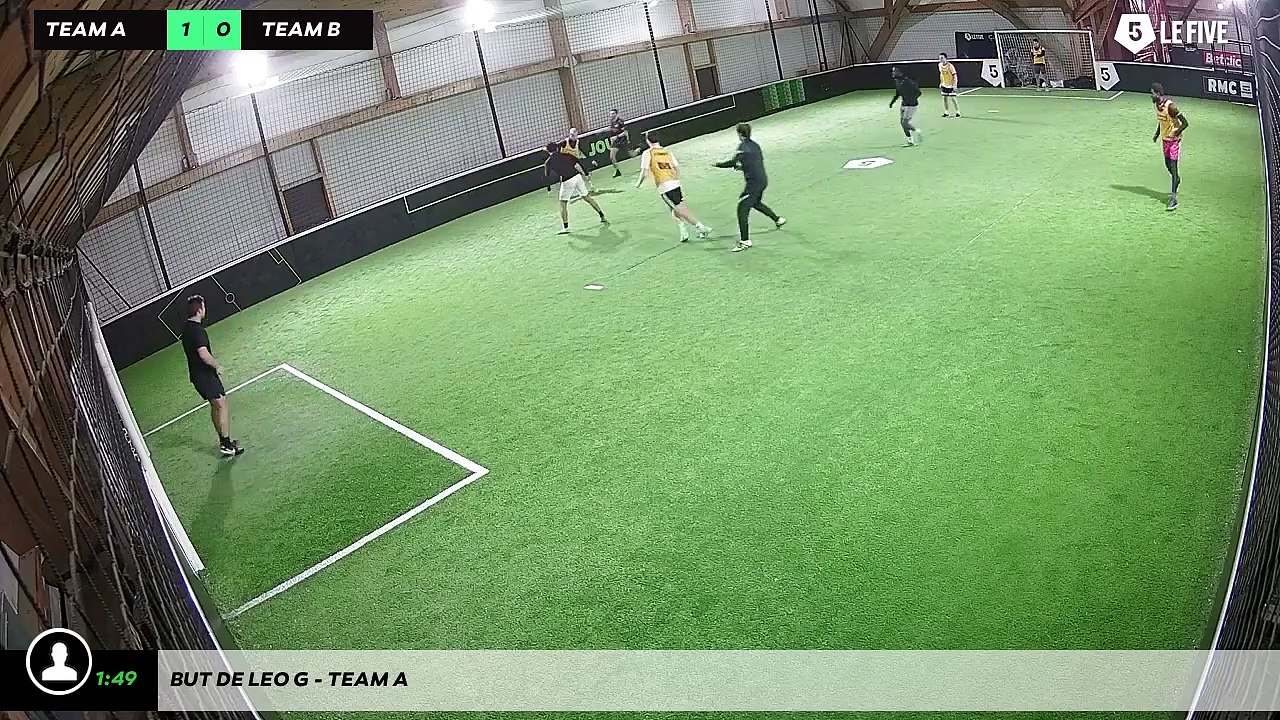 But de Leo G - Team A
