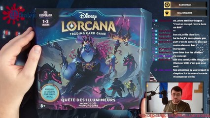 UntapUpkeepDrawFR ouverture Disney Lorcana coffret Quête des Illumineurs : Menace des Profondeurs