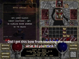 How did i get this Bow of Skill ????? #diablogameplay #diablo1 #pcgaming