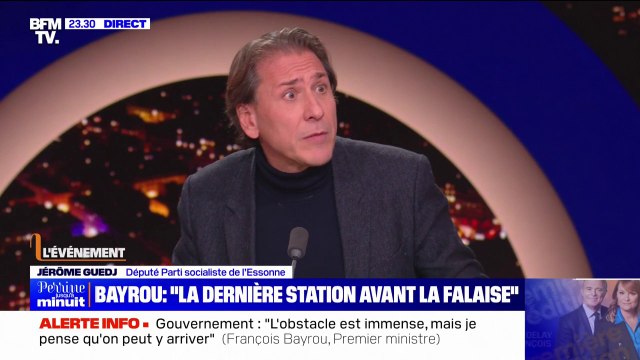 Jérôme Guedj (PS): Le compromis qu'on est prêts à construire se fait à deux, mais il y a très peu de répondant