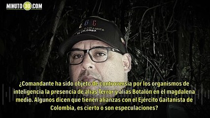 ¡Exclusivo! La explosiva entrevista con el comandante político del Ejército Gaitanista de Colombia