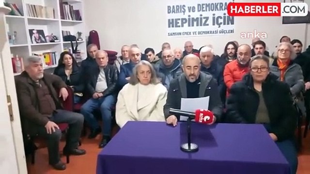 Samsun Emek ve Demokrasi Güçleri'nden Barış Süreci Çağrısı