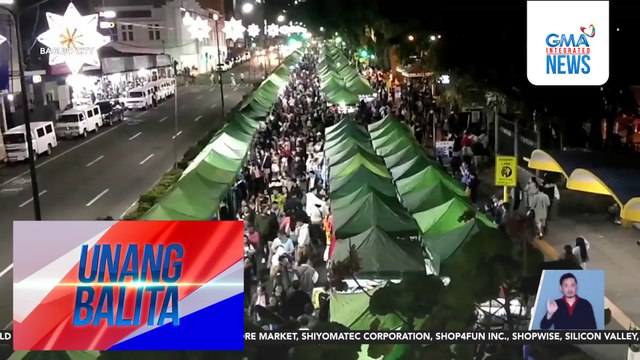 Baguio Night Market, patok sa mga turistang bumibili ng mga panregalo at Pamasko | Unang Balita