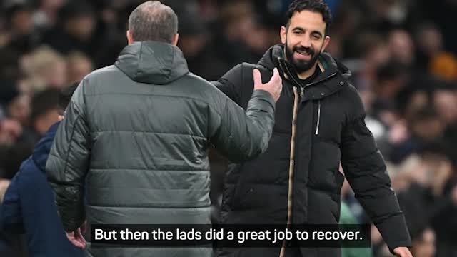 'We were the better team in most parts' - Amorim after cup exit