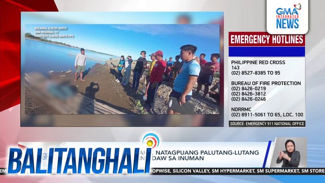 Bangkay ng magsasaka, natagpuang palutang-lutang sa ilog; biktima, galing daw sa inuman | Balitanghali