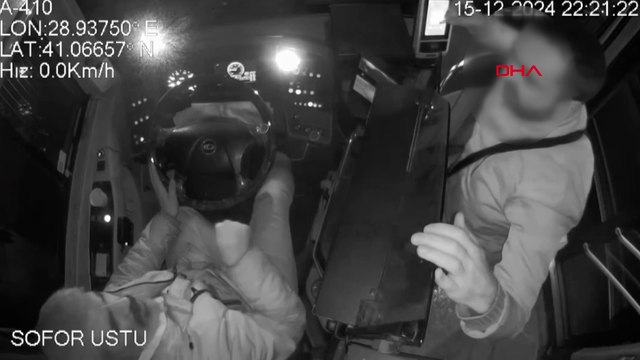 Yol verme tartışmasında İETT otobüsü şoförüne bıçak çekti