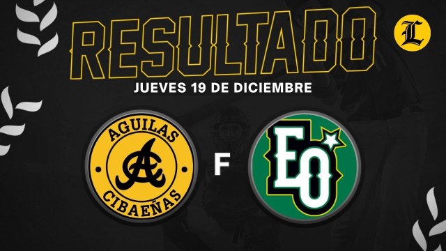 Resumen Águilas Cibaeñas vs Estrellas Orientales 19 de Diciembre del 2024