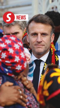 France's Macron booed during visit to cyclone-hit Mayotte