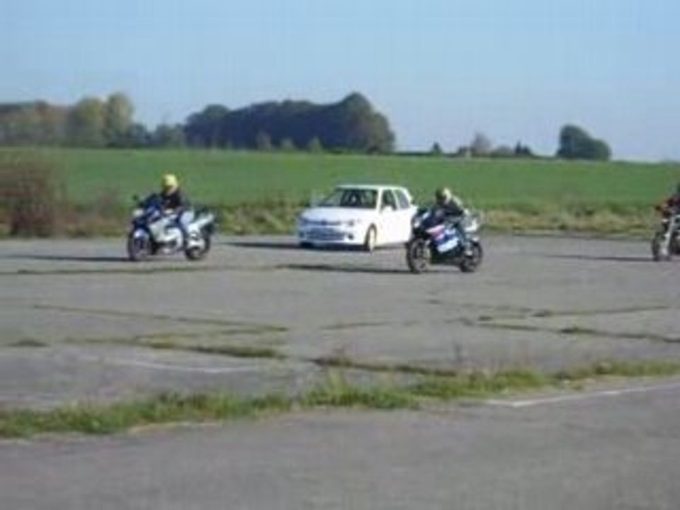 205 tct vs lancer puis moto vs moto