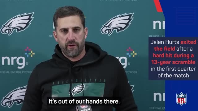 Sirianni provides Hurts update after early exit in Commanders loss