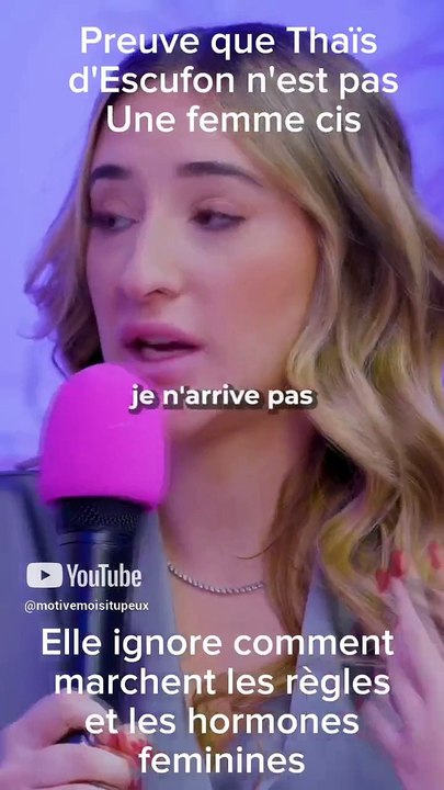 Preuve que Thaïs d'Escufon n'est pas une femme cis 🏳️_⚧️