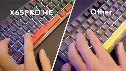 ATTACK SHARK X65 HE & X65PRO HE, Rapid Trigger Keyboard