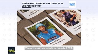 ¿Cómo de mortífero fue 2024 para los periodistas?