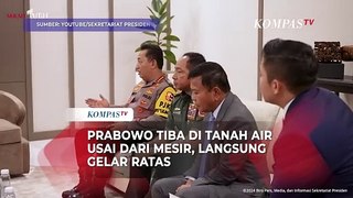 Detik-Detik Prabowo Subianto Tiba di Indonesia usai Hadiri KTT D-8 Mesir