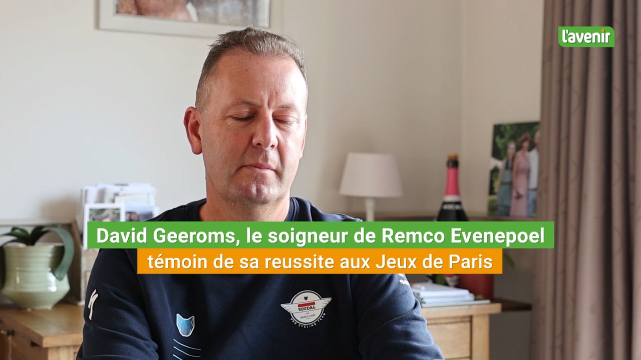 David Geeroms soigneur de Remco Evenepoel témoin de sa réussite