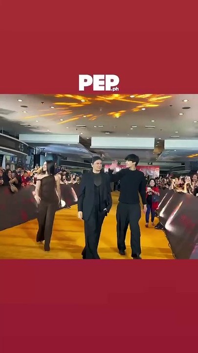 Aga Muhlach and Vilma Santos-Recto's family, present at "Uninvited" world premiere