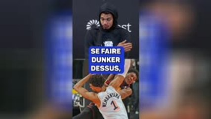 Spurs - Wembanyama : "Se faire dunker dessus, ça arrive !"