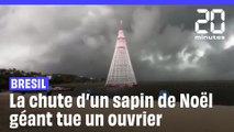 Au Brésil, un sapin de Noël géant s'effondre et fait un mort