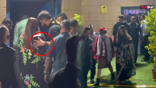 Abhishek Bachchan को हुई Aishwarya Rai की फिक्र, सबके सामने Care करते दिखे Actor, Video Viral
