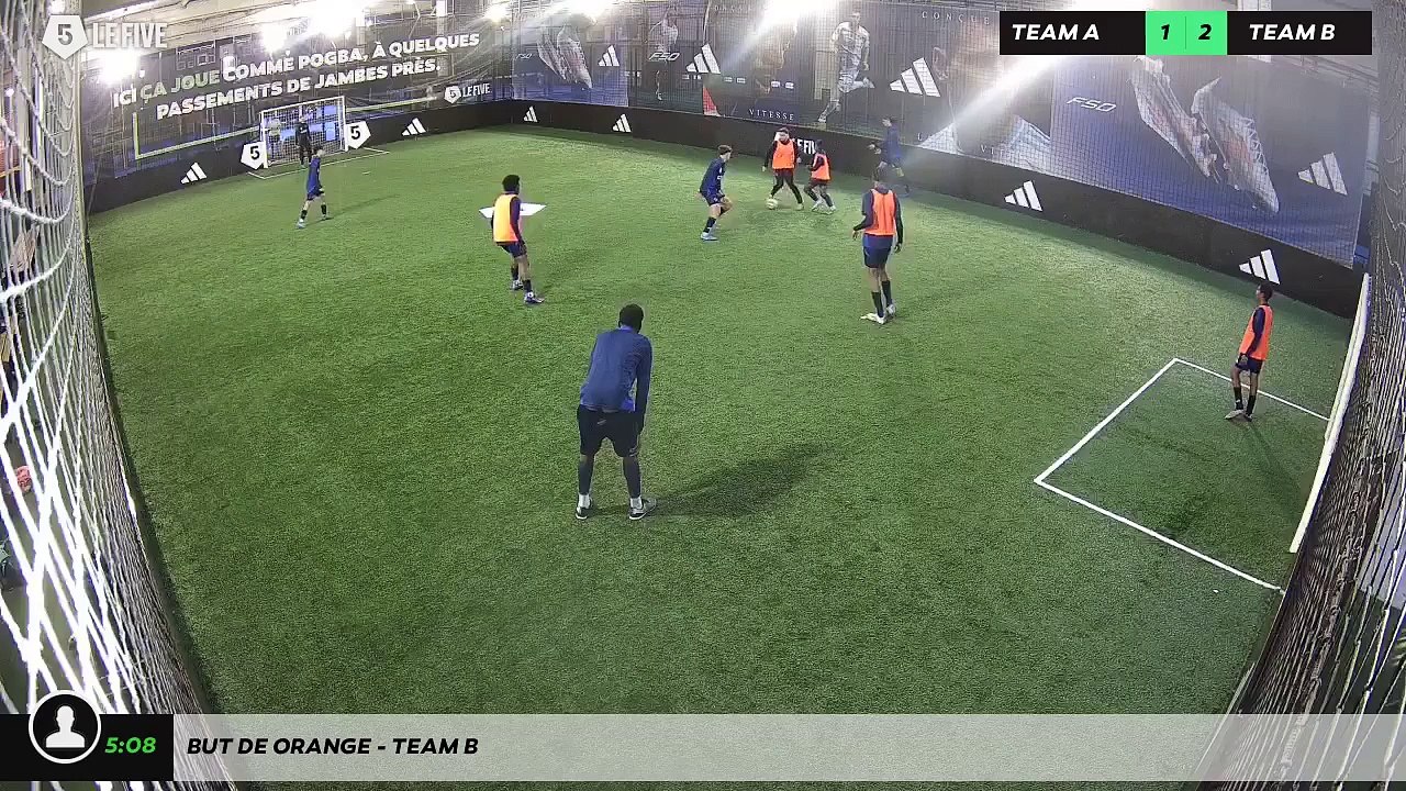 But de Orange - Team B