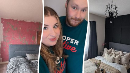 "I spent £600 transforming my damp council home with charity shop bargains"