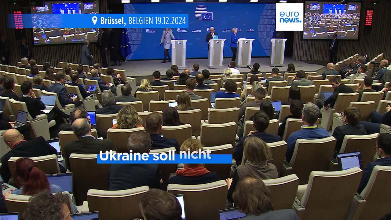 EU-Staats- und Regierungschefs besprechen Ukraine, Syrien, und Trump