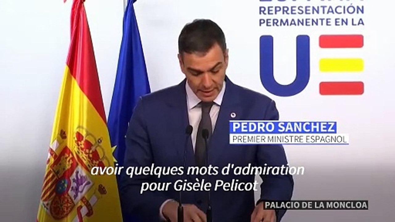 Le procès des viols de Mazan "marque un avant et un après dans la cause féministe": Sánchez